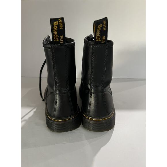 Dr. Doc Martens Air Wair Zavala Combat Boots Black Leather Womens 6 Mens 5 - Picture 10 of 10